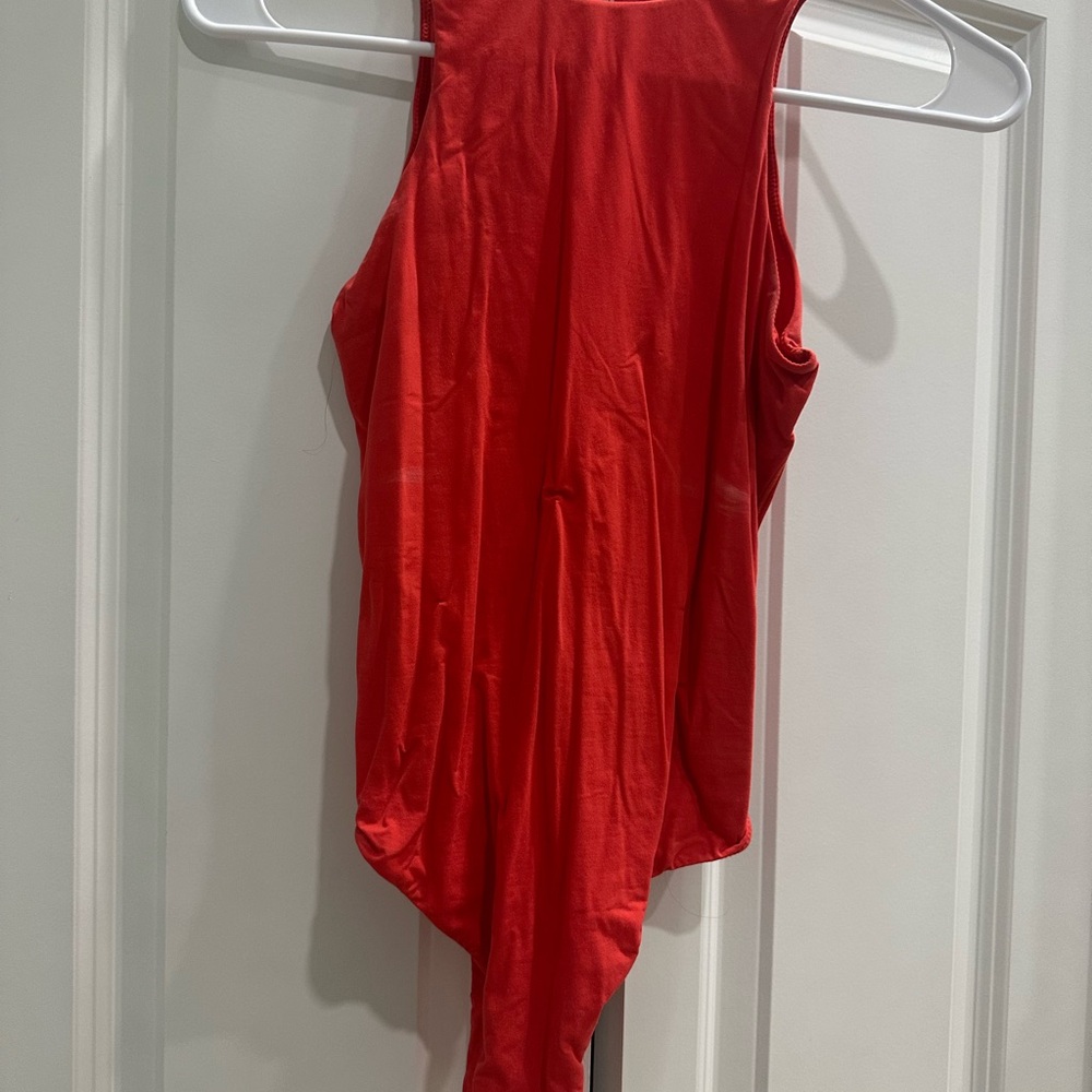 SKIMS Bold Red Sleeveless Top